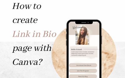 How to create a personal “Link in Bio” page with Canva?