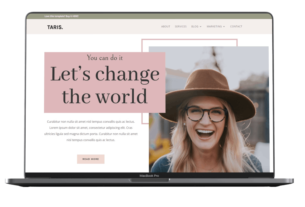 WordPress website templates